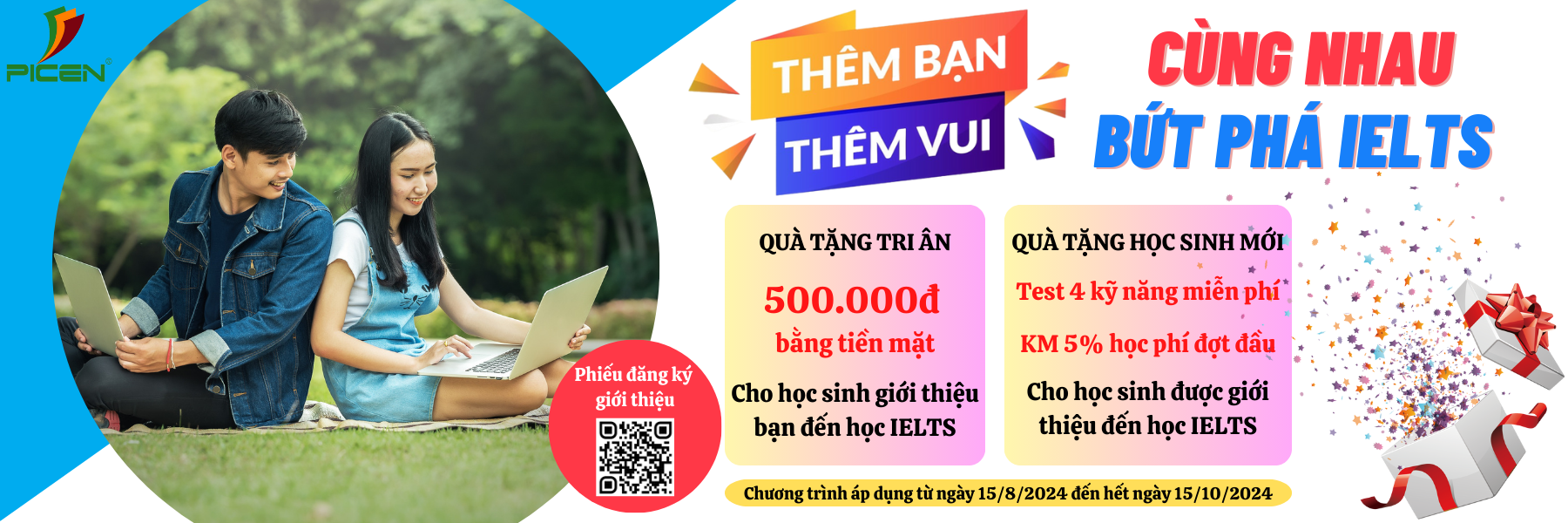 THÊM BẠN THÊM VUI, CÙNG NHAU BỨT PHÁ IELTS!!!