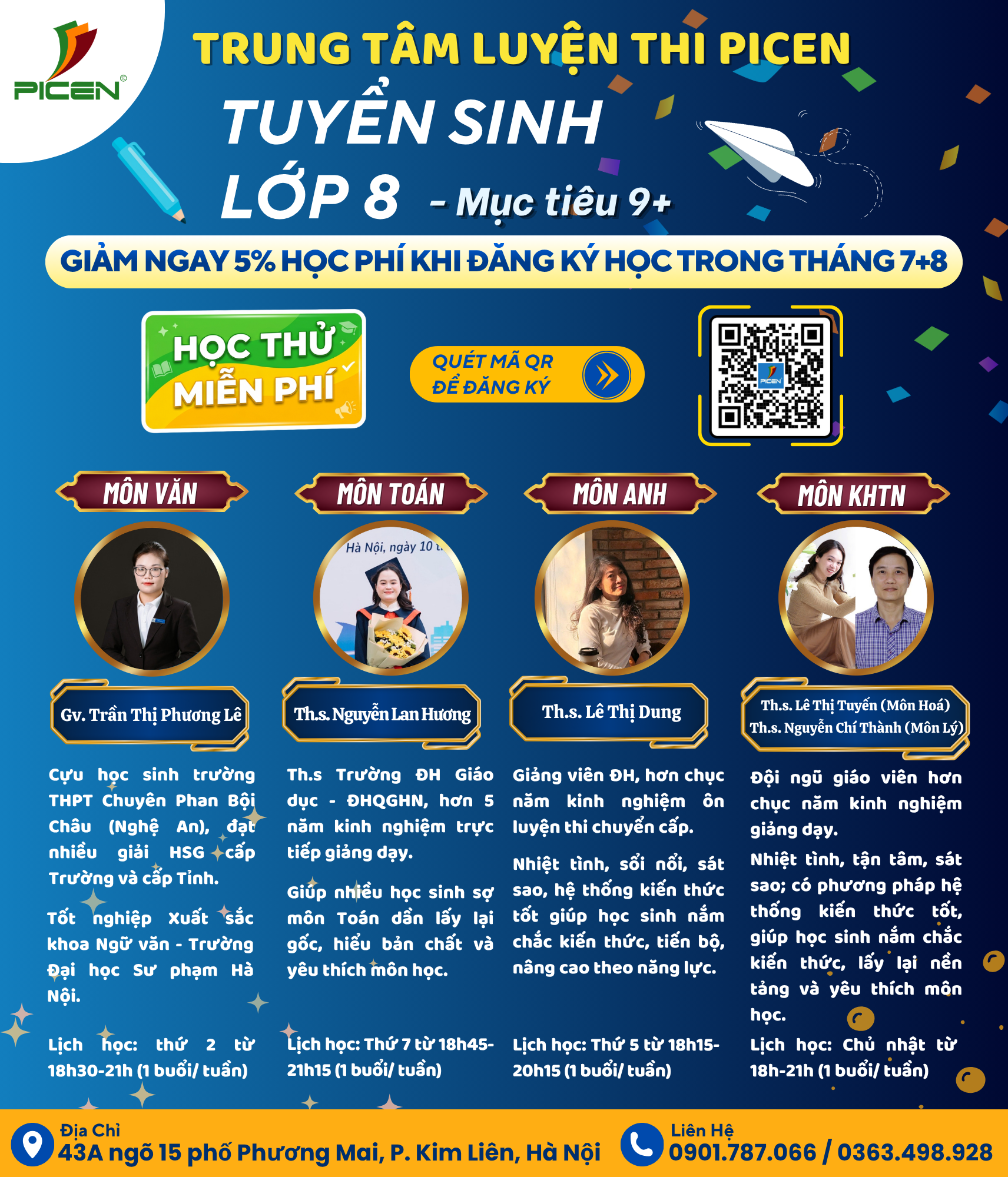Tuyển sinh lớp 8 năm học 2026-2027”