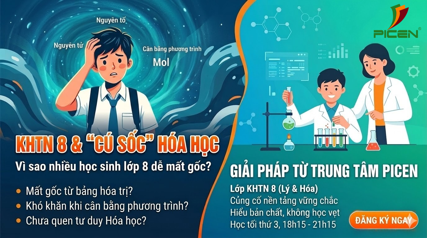 KHTN 8 và “cú sốc” Hóa học: Vì sao nhiều học sinh lớp 8 dễ mất gốc?