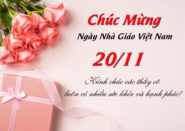 CHÚC MỪNG NGÀY NHÀ GIÁO VIỆT NAM 20/11